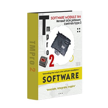 Tmpro 2 Tmpro 2 Software module 144 – Renault UCH Johnson Controls type 3